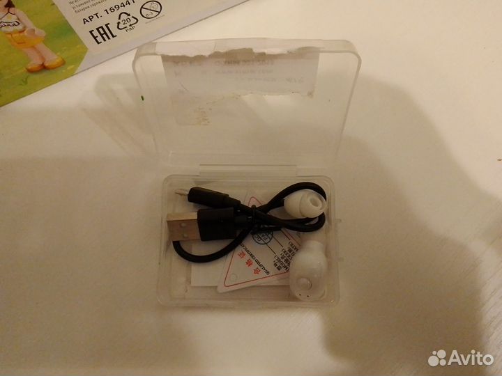 Микронаушник новый