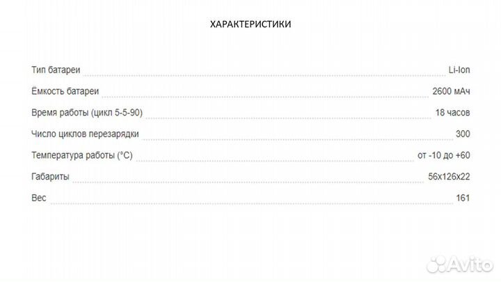 Аккумулятор рации Motorola GP-серии (4159) Новый