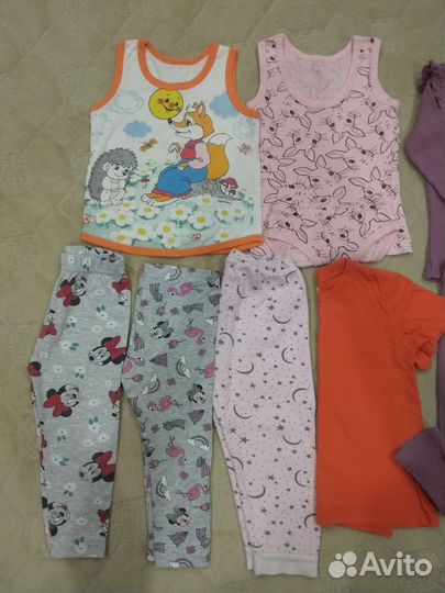 Вещи пакетом на девочку р.86