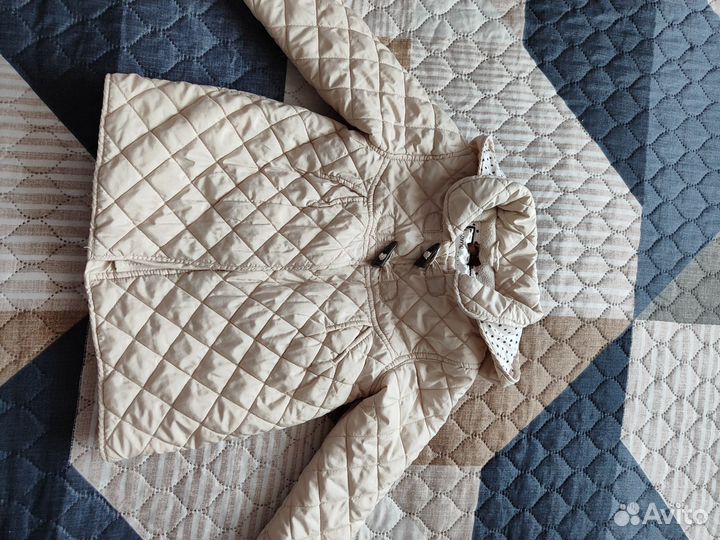 Куртка стеганая удлинённая для девочки 92 размер