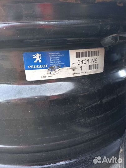Диски r16 5/105 Штампованные Пежо
