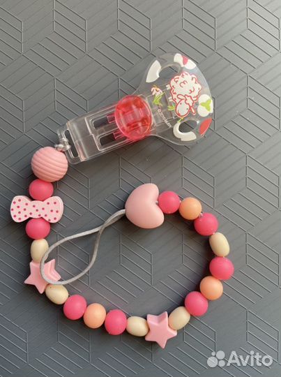 Держатель для пустышки, соски