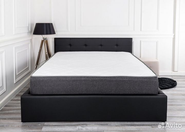 Кровать с подъемным механизмом 140х200 Роза черная