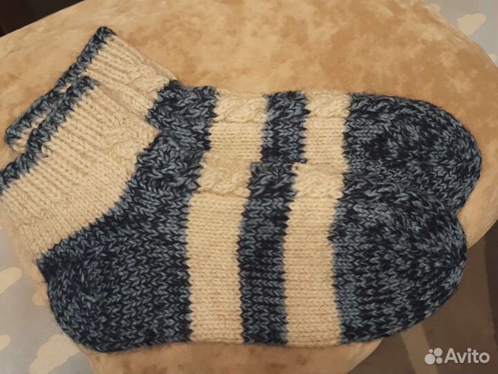 Свяжу для вас на заказ тёплые носочки-тапочки