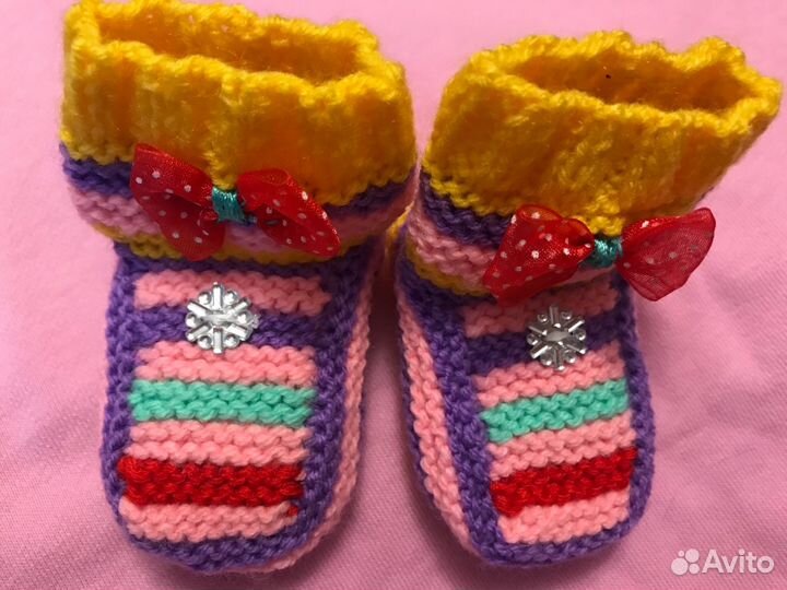 Пинетки вязаные