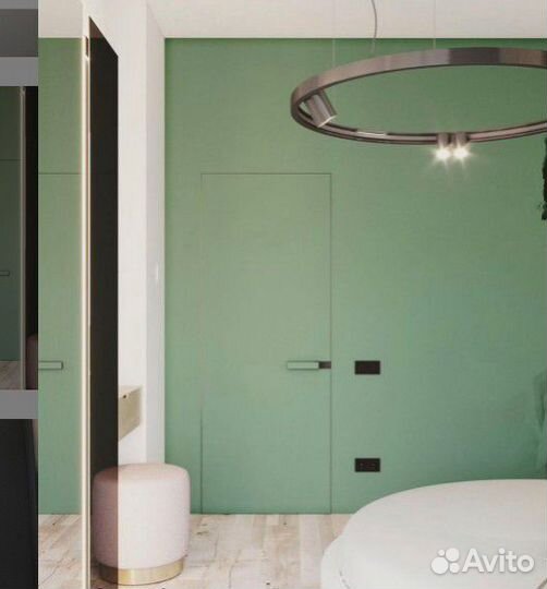 Скрытые двери межкомнатные под покраску