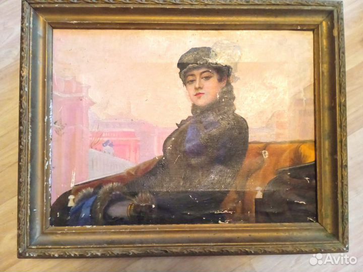 Картина репродукция незнакомка