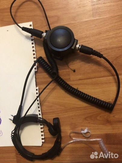 Гарнитура ларингофон от окб октава с кнопкой