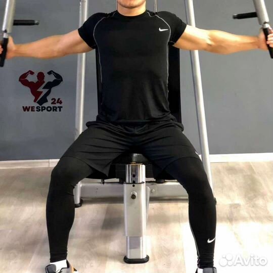 Рашгард мужской комплект 5 в 1 Nike