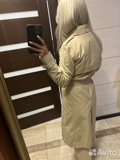 Плащ тренч massimo dutti