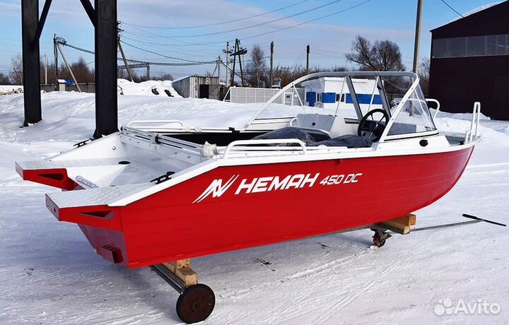Новый алюминиевый катер Неман 450 DC New в наличии