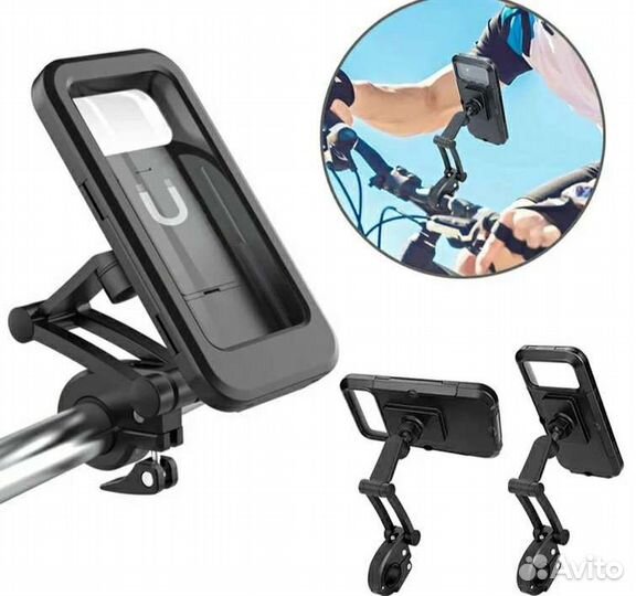 Держатель телефона на руль велосипеда, мотоцикла