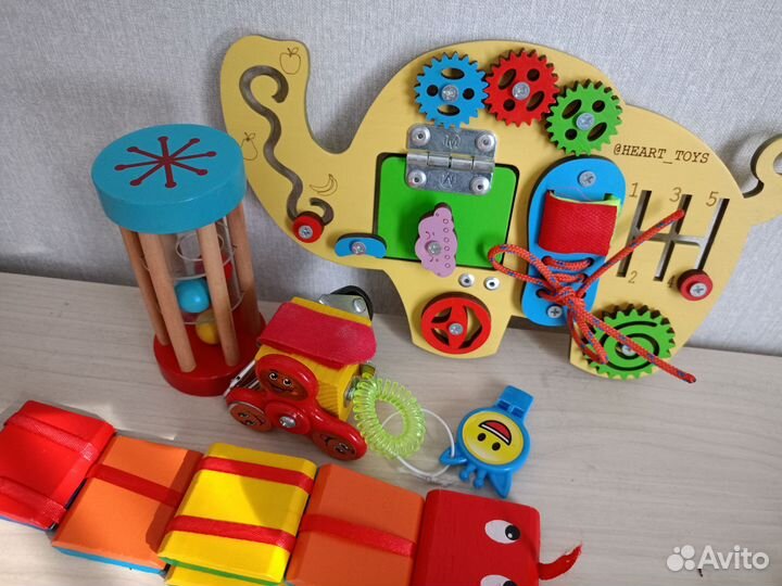 Развивающие игрушки деревянные пакетом