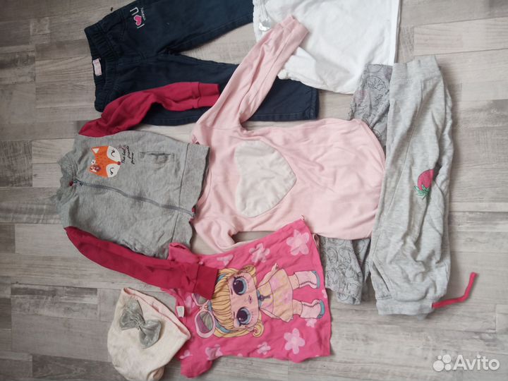 Вещи пакетом 30 вещей для 2-4 лет