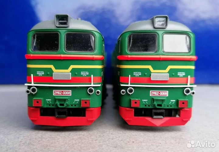 Roco 79795 HO AC Двухсекционный тепловоз 2М62 ржд