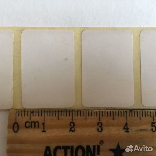 Лента с наклейками для ценников 20х30 мм