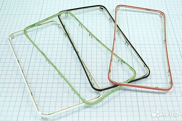 Рамка тачскрина для iPhone 4S синяя