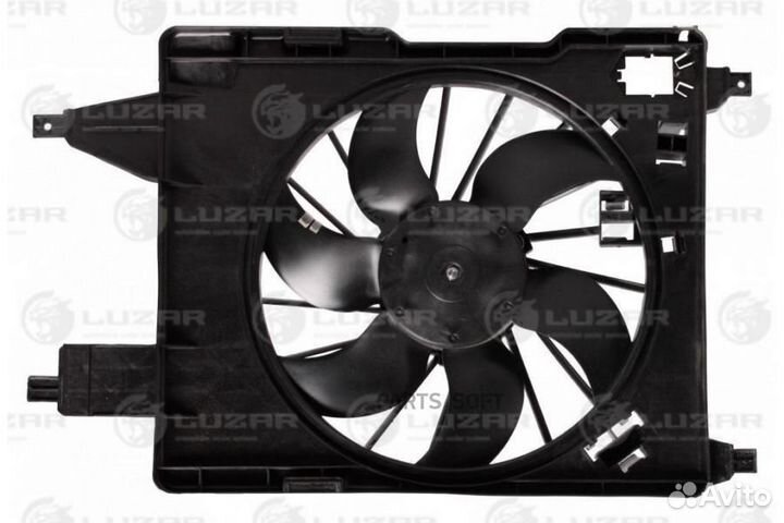 Вентилятор двигателя Renault Megane II (03) /Kango