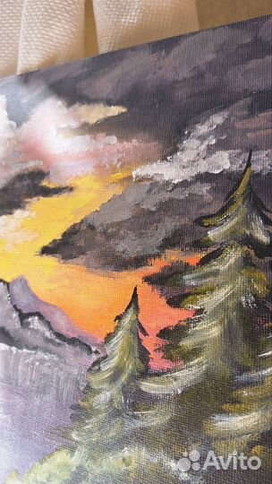 Картина маслом на холсте пейзаж