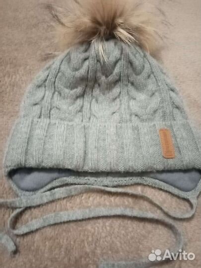 Шапка для мальчика демисезонная 46-48