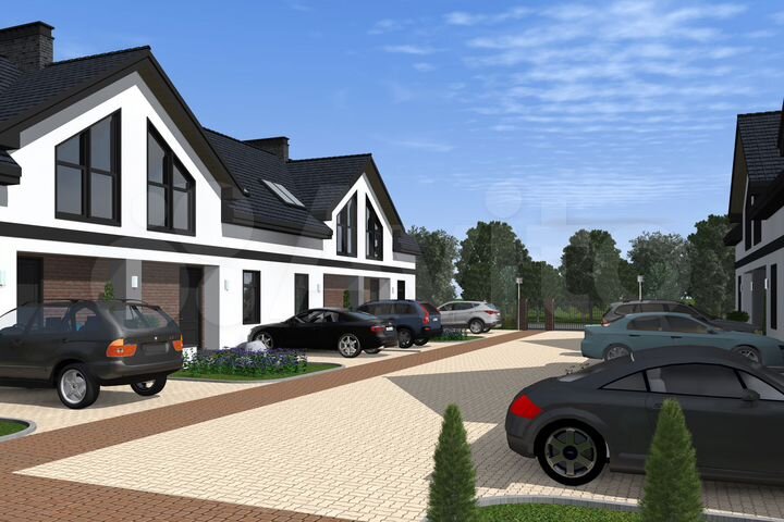 Таунхаус 98,5 м² на участке 2 сот.