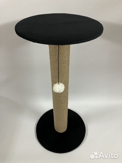 Когтеточка для кошек 80 см с мягким лежаком