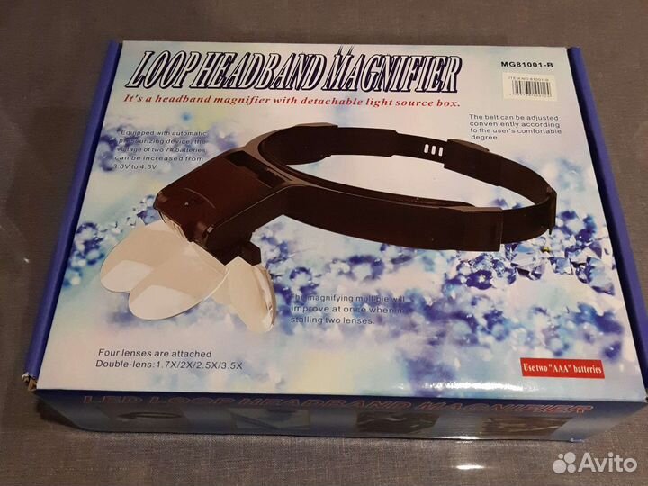 Лупа налобная