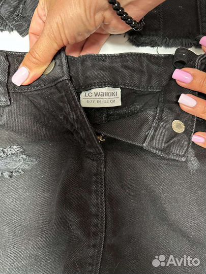 Джинсовый костюм для девочки