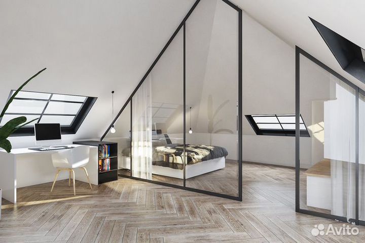 Нестандартные конструкции для мансард