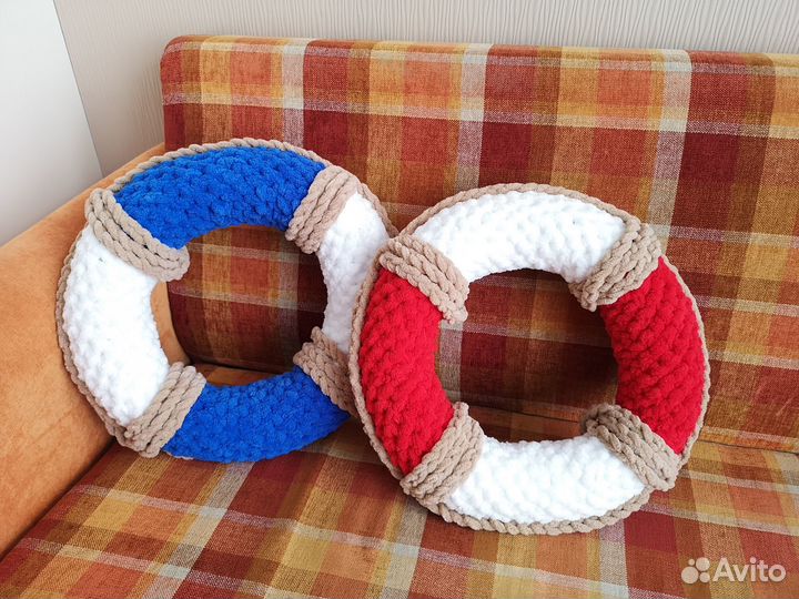 Спасательный круг подушка декоративный