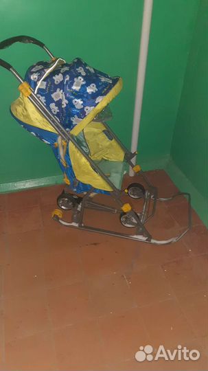Коляска санки