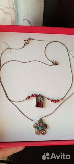 Серебряное колье Израиль