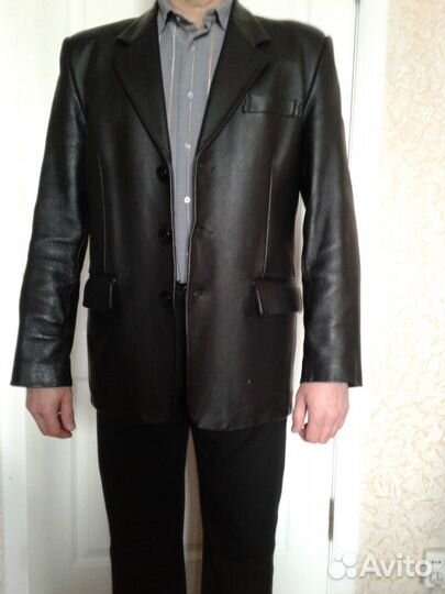 Пиджак мужской, натуральная кожа