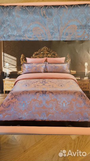 Постельное белье евро новое сатин buenos noches