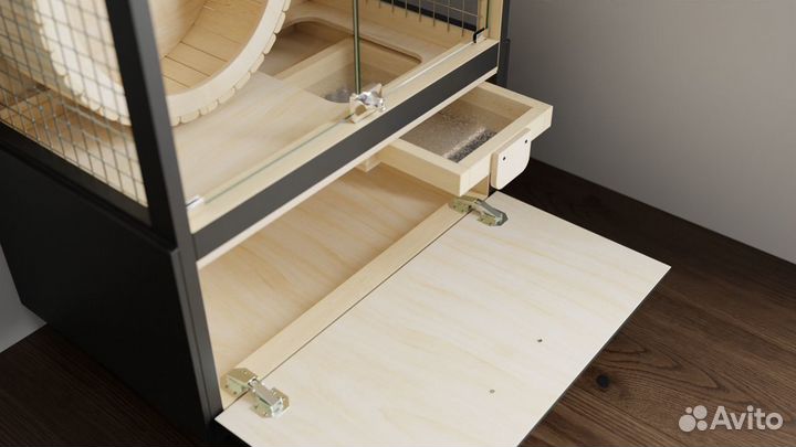 Клетка Витрина для шиншилл Дегу грызунов Хорька Р4