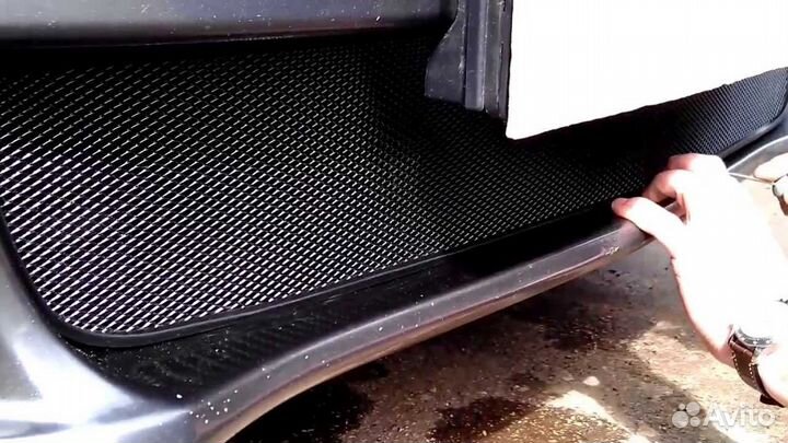 Установка сетки бампера