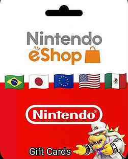 Карты пополнения Nintendo eShop