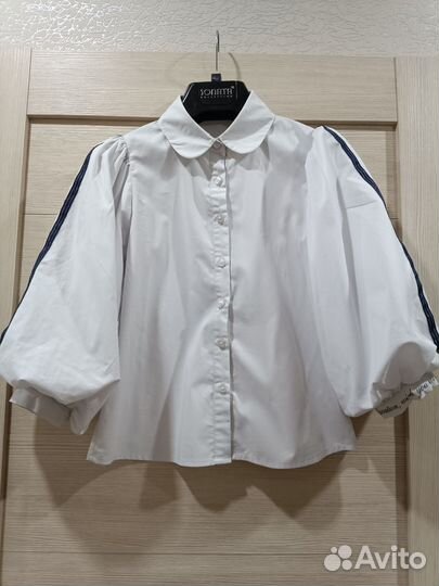 Блузка для девочки школьная размер 128-130
