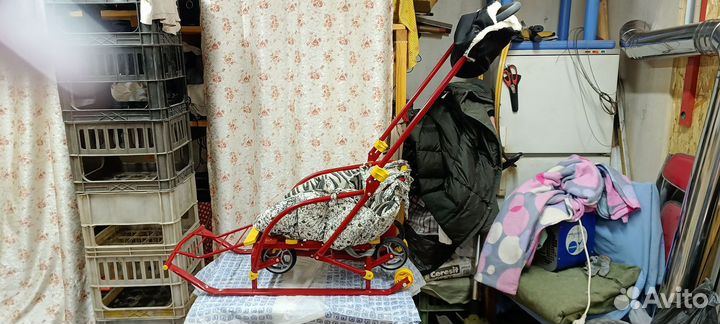 Детские санки на колесах