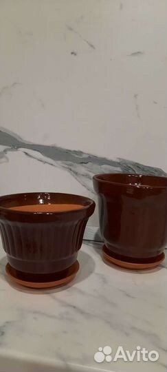 Горшок глиняный для цветов оптом