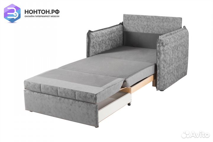 Кресло выкатное Виола серое