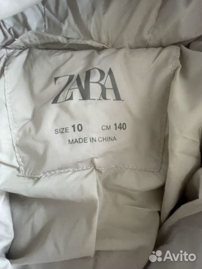 Пуховик Zara девочке