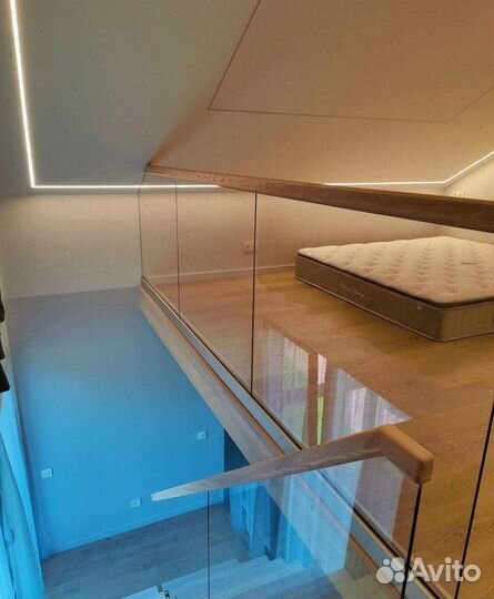 Стеклянные перила