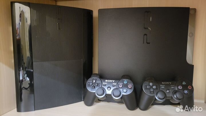 PS3 super slim 500gb с играми