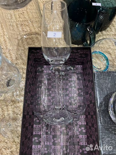 Посуда бокалы фужеры чайник стаканы