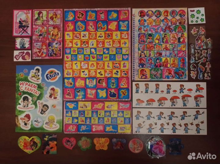 Наклейки Winx