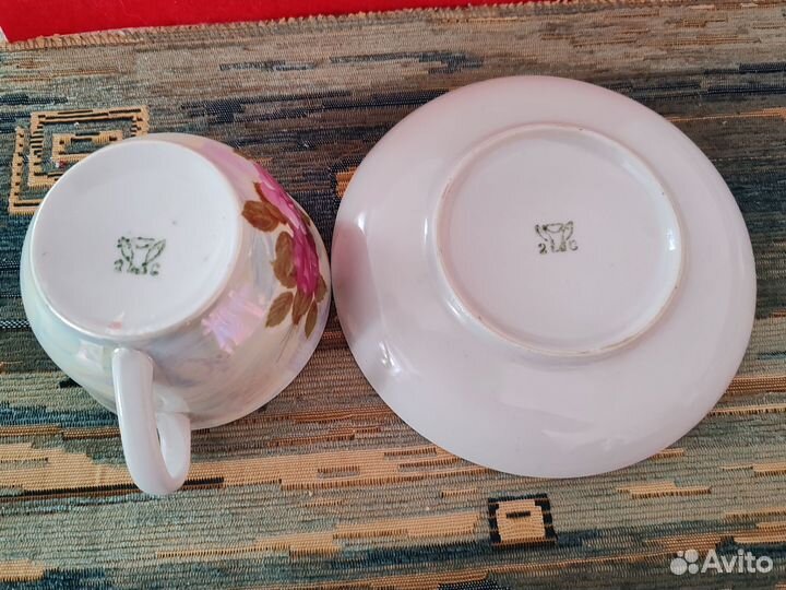 Чайные пары Первомайский фарфоровый завод