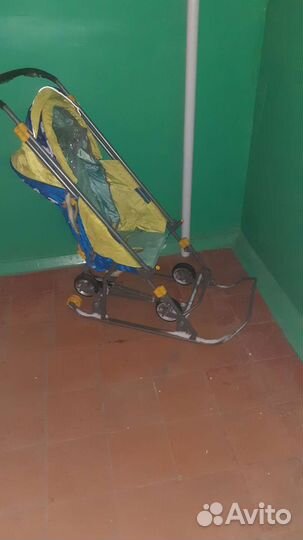 Коляска санки