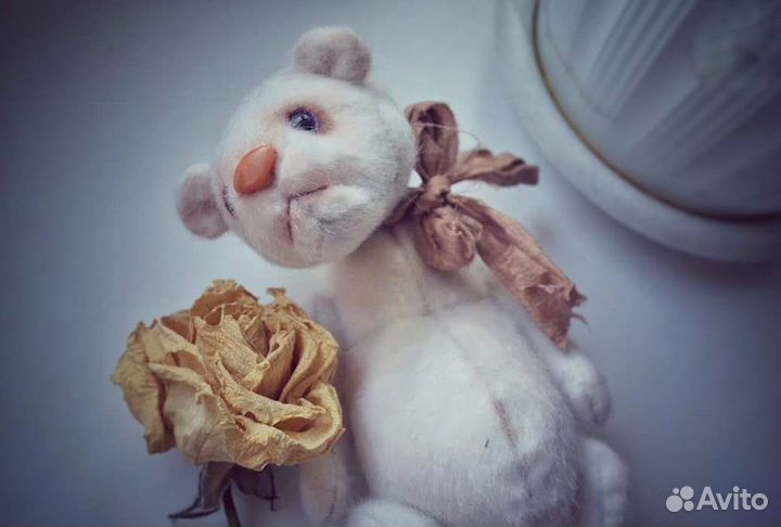 Мишка тедди игрушка ручной работы