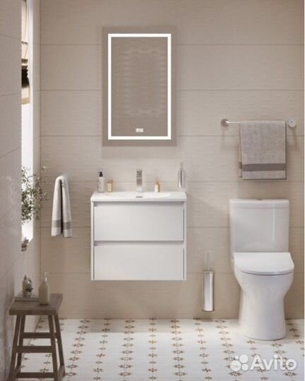 Мебель для ванной BelBagno Kraft-39-600-BB-8099-3-60 Bianco Opaco